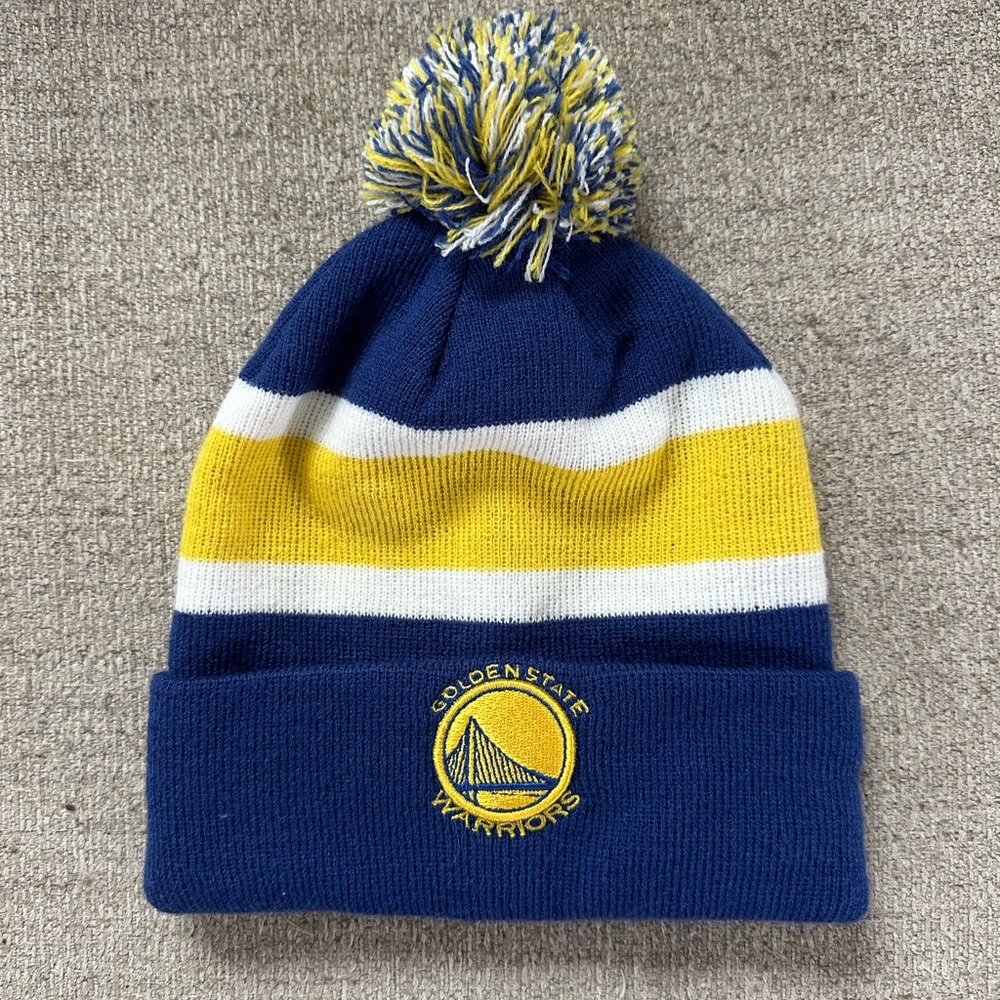 Golden State Warriors Blue and Yellow Beanie